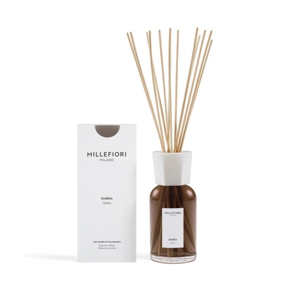 Millefiori Milano Ombra - Diffusore Di Fragranza Con Bastoncini 500 Ml