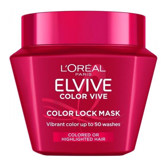 L'Oreal Paris Elvive Color Vive Color Lock Mask - Maschera Per Capelli Colorati 300 Ml