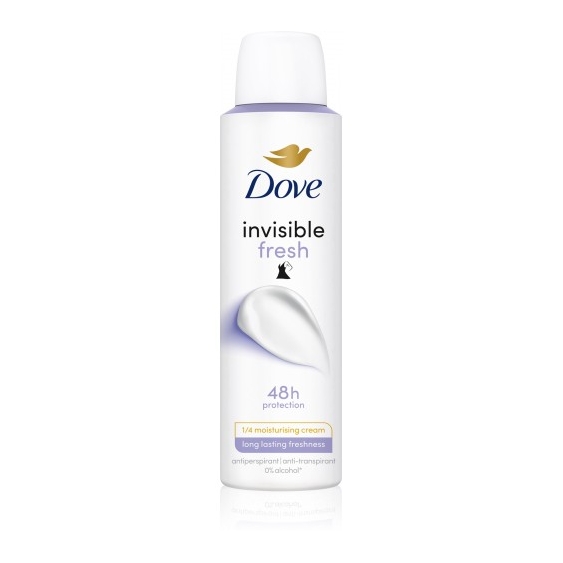 Dove Invisible Fresh - Deodorante Spray 150 Ml
