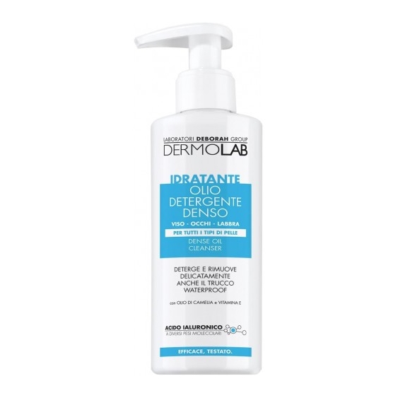 Dermolab Idratante - Olio Detergente Denso Viso Occhi E Labbra 120 Ml