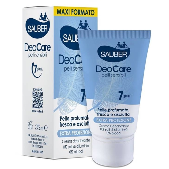 Sauber DeoCare Deodorante In Crema 35 ml