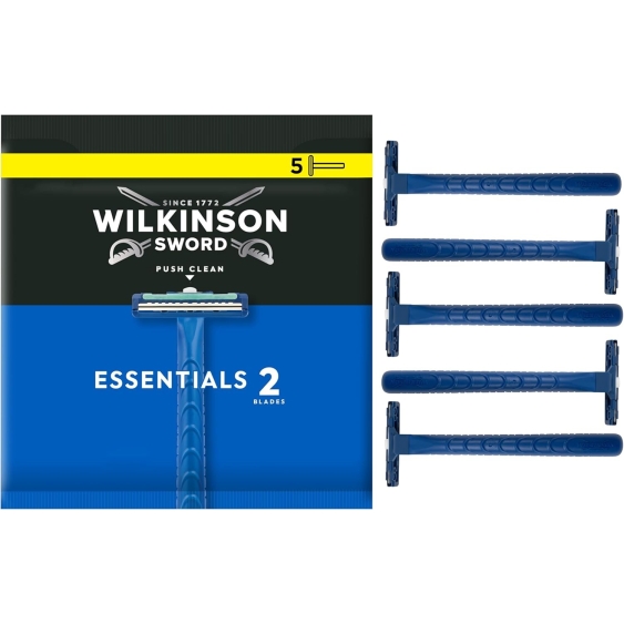Wilkinson Lamette A Doppia Lama Per La Rasatura Di Pelli Normali Confezione Da 5 Lame Essentials 2