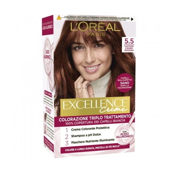 L'Oreal Paris Excellence Crema Colorante - 5.5 Castano Chiaro Mogano