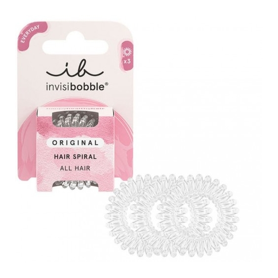 Invisibobble Crystal Clear - 3 Elastici Per Capelli