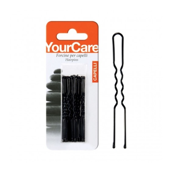 Your Care 12 Forcine Per Capelli Neri Ad Alta Tenuta