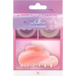 Invisibobble Cloudpop Set - 6 Elastici Per Capelli + 1 Pinza