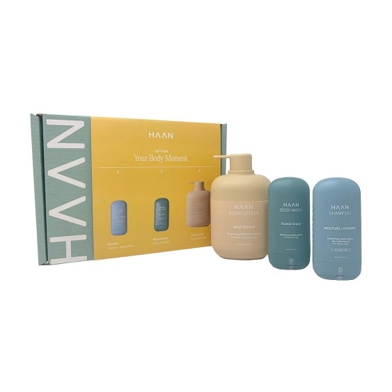 Haan Your Body Moment - Shampoo 60 Ml + Bagnoschiuma 60 Ml + Crema Corpo 250 Ml