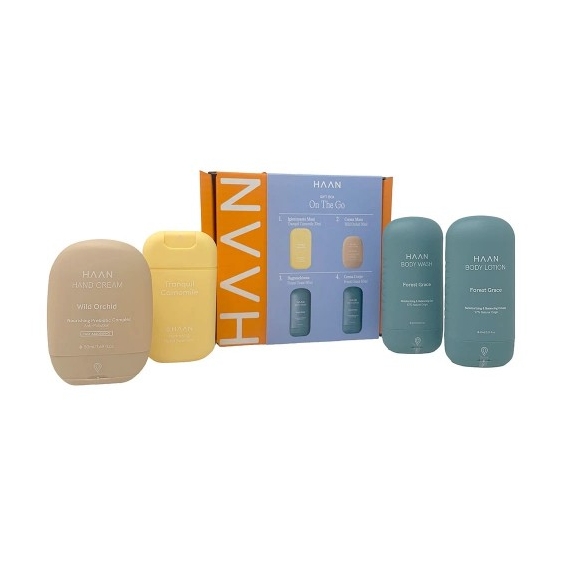 Haan On The Go - Igienizzante Mani + Crema Mani + Bagnoschiuma + Crema Corpo