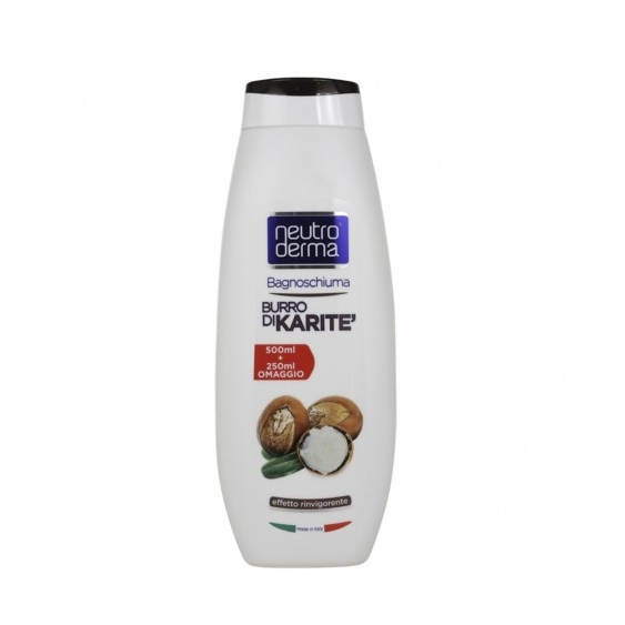 Neutroderma Burro Di Karitè - Bagnoschiuma Effetto Rinvigorente 750 Ml