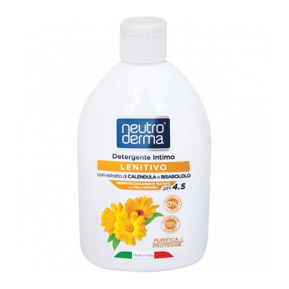 Neutroderma Detergente Intimo Lenitivo Con Calendula E Bisabololo 400 Ml