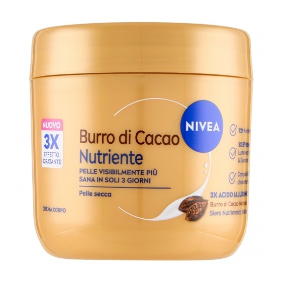 Nivea Burro Di Cacao Nutriente - Crema Corpo Per Pelle Secca 400 Ml