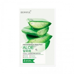 Eunyul Natural Moisture Mask Pack Aloe - Maschera Viso Lenitiva E Protettiva 22 Ml