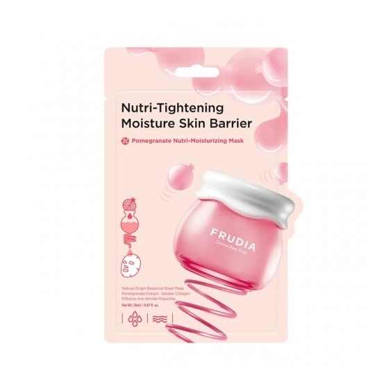 Frudia Pomegranate Nutri-Moisturizing Mask - Maschera Idratante Viso Al Melograno 20 Ml