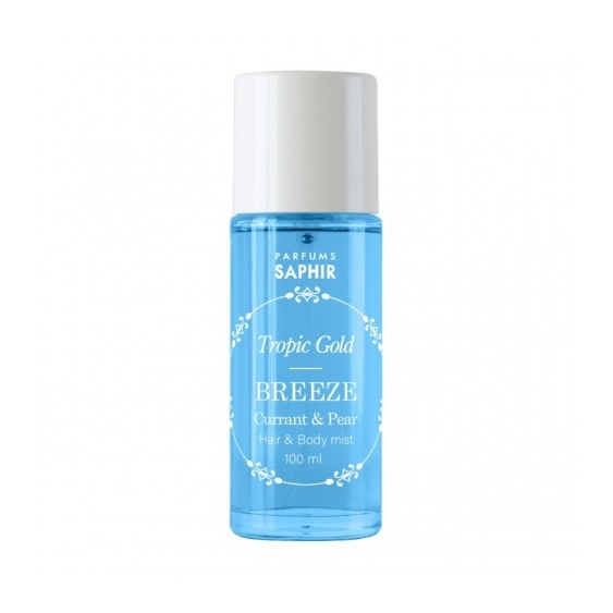 Saphir Tropic Gold Breeze Currant & Pear - Acqua Profumata Corpo E Capelli 100 Ml