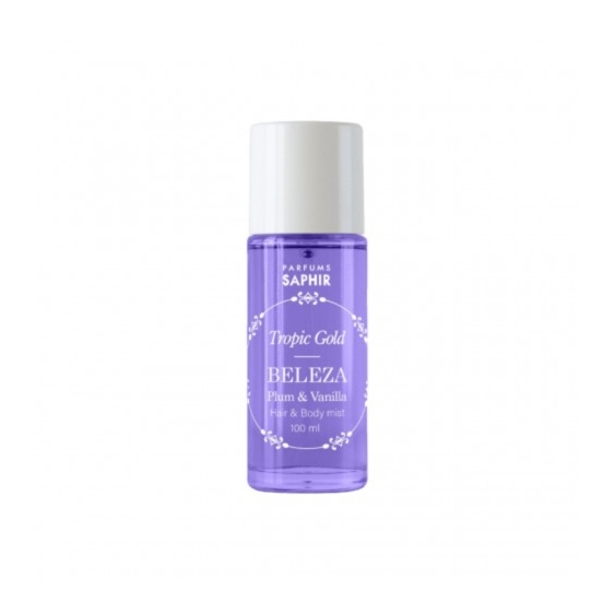 Saphir Tropic Gold Beleza Plum & Vanilla - Acqua Profumata Corpo E Capelli 100 Ml