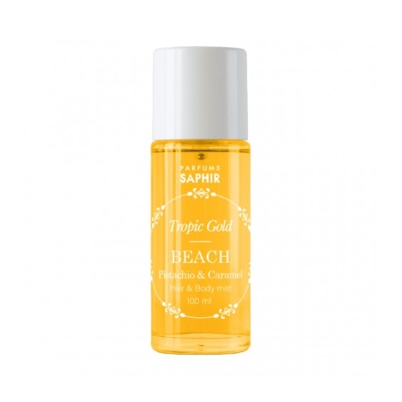 Saphir Tropic Gold Beach Pistacchio & Caramel - Acqua Profumata Corpo E Capelli 100 Ml