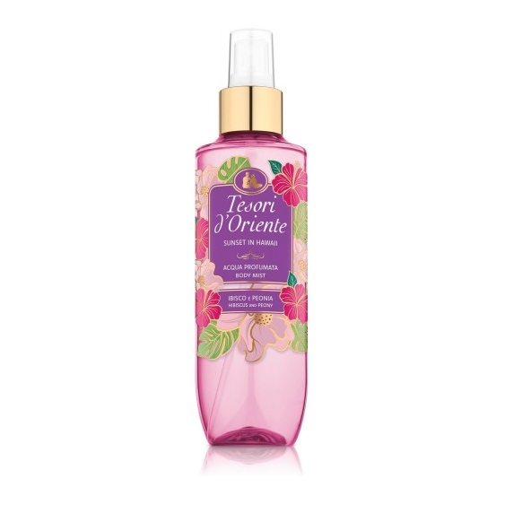 Tesori D'Oriente Sunset In Hawaii Ibisco E Peonia - Acqua Profumata 200 Ml
