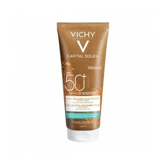 Vichy Capital Soleil Spf50+ Latte Solare Eco-Sostenibile 200 Ml