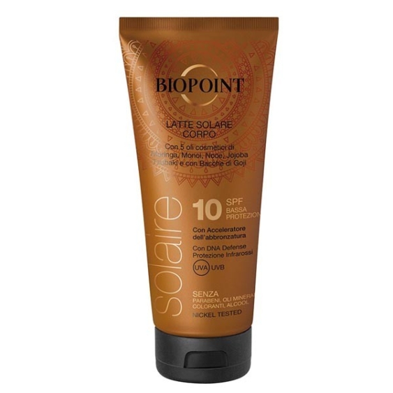 Biopoint Solaire Latte Solare Corpo SPF 10 200ML