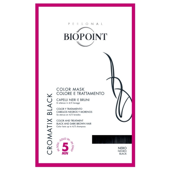 Biopoint Cromatix Color Mask Colore e Trattamento - Nero 30ML