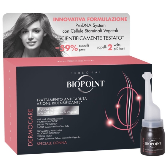 Biopoint Dermocare Anticaduta Trattamento Ridensificante Donna 12PZ