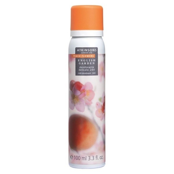 Atkinsons English Garden Peach Flowers Deodorante Delicato 24h 100ML