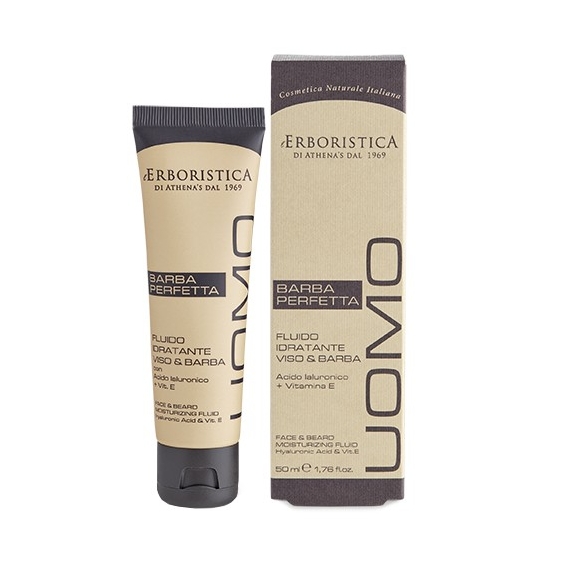 Athena's L'Erboristica Uomo Fluido Idratante Viso e Barba 50ML