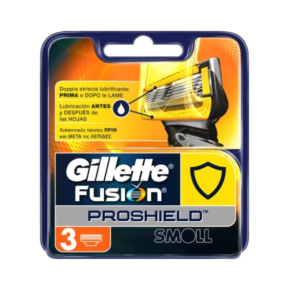 Gillette Fusion ProShield Lame di Ricambio 3PZ