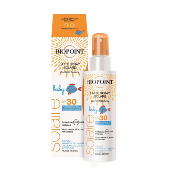 Biopoint Solaire Baby Latte Spray Solare SPF30 150ML