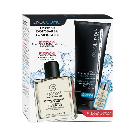 Collistar Kit Linea Uomo Lozione Dopobarba Tonificante