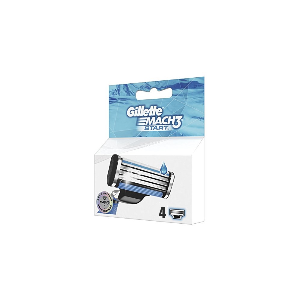 Gillette Mach 3 Start - Rasoio con 3 lamette intercambiabili