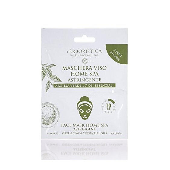 Athena's L'Erboristica Purysens Maschera Viso All'Argilla Verde 10ML