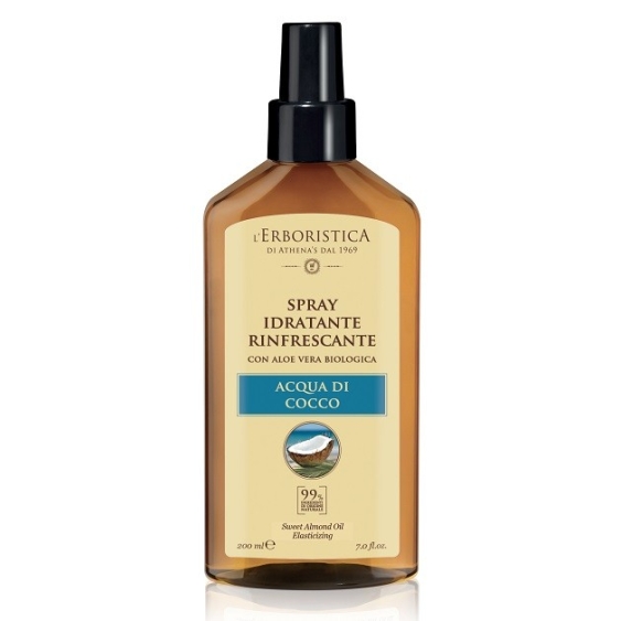 Athena's L'Erboristica Spray Idratante di Cocco e Aloe Vera 200ML