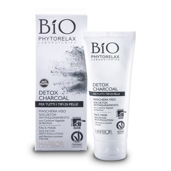 Phytorelax Detox Charcoal Maschera Viso 75ML