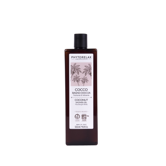 Phytorelax Olio di Cocco Vergine Biologico Bagno Doccia Nutriente e Vellutante 500ML