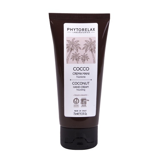 Phytorelax Olio di Cocco Vergine Biologico Crema Mani Nutriente 75ML