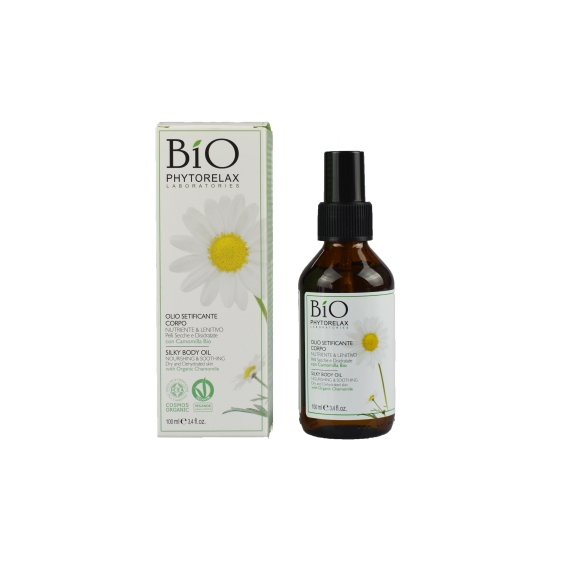 Phytorelax Bio Camomilla Olio Setificante Corpo Nutriente e Protettivo 100ML