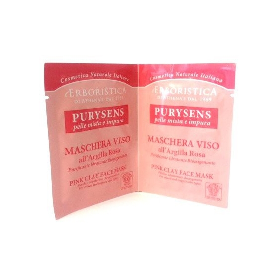 Athena's L'Erboristica Purysens Maschera Viso All'Argilla Rosa 20ML