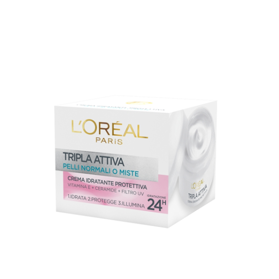 L'Oreal Paris Crema Idratante Protettiva 50 ml - ProfumeriaWeb