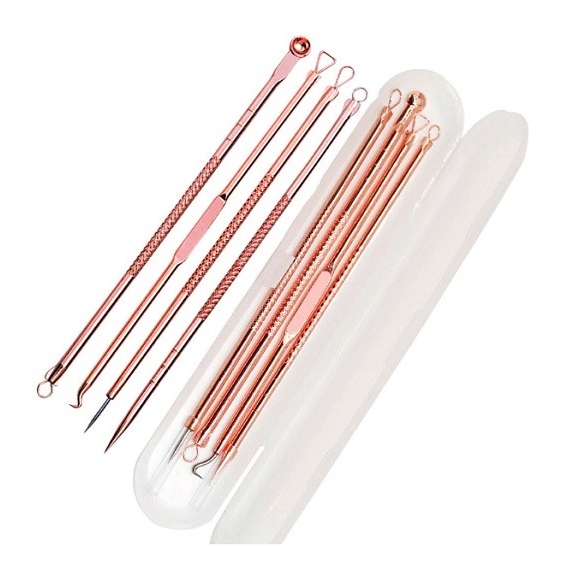 Zoe Ayla Pimple Popper Kit with Handy Storage Case - Pink