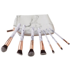 Zoe Ayla Marble Effect Make Up Brush Set  7PZ