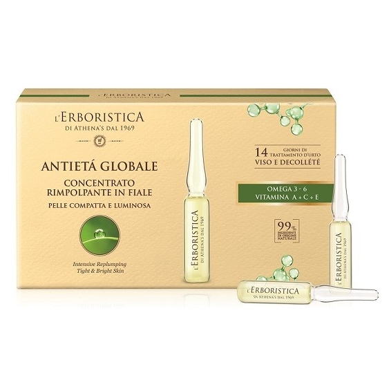 Athena's L'Erboristica Anti-Età Globale, Concentrato Rimpolpante 7x2 ml