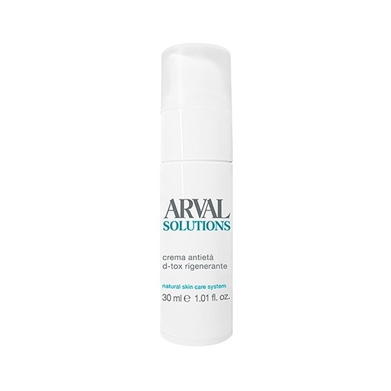Arval Solutions Natural Skin Care System Crema Anti Età D-Tox Rigenerante 30ML