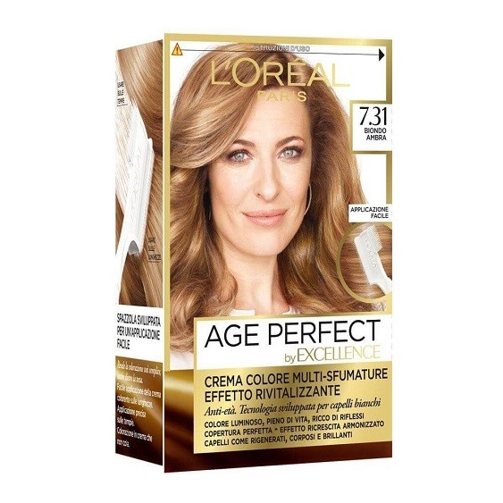 L'Oreal Paris Excellence Age Perfect Crema Colore 7.31 Biondo Ambra