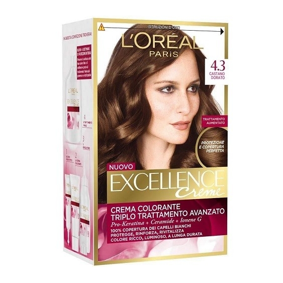 L'Oreal Paris Excellence Crema Colorante 4.3 Castano Dorato