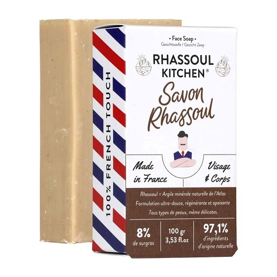 Monsieur Barbier Rhassoul Kitchen Face Soap 100GR