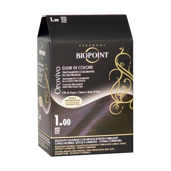 Biopoint Kit Orovivo Elisir di Colore - 1 Nero