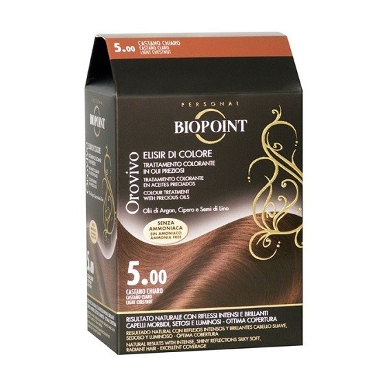 Biopoint Kit Orovivo Elisir di Colore - 5 Castano Chiaro