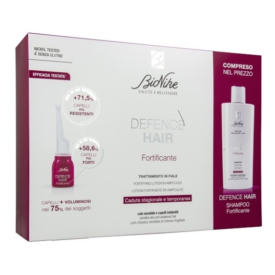 Bionike Defence Hair Fortificante Trattamento in Fiale + Shampoo Kit