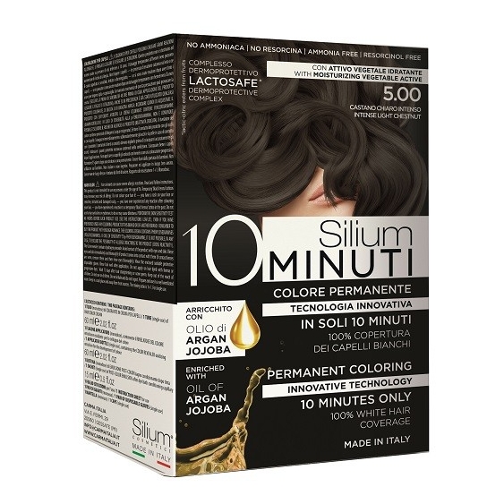 Silium 10 minuti Colorazione Permanente 5.0 Castano Chiaro Intenso
